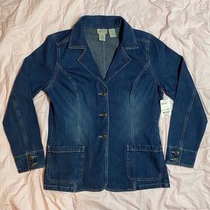 St.John’s Bay Jean Jacket Women Size-M Blue
